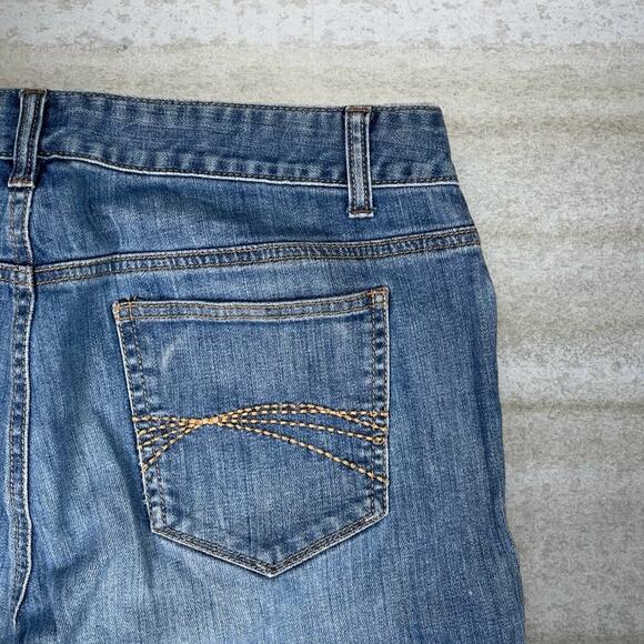 Vintage Y2K Tommy Hilfiger Jeans 34x30 Flared Medium Wash Denim - Picture 3 of 5